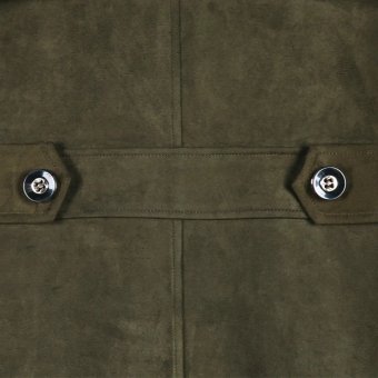 Double breasted military trench coat Green|Grey|Olive