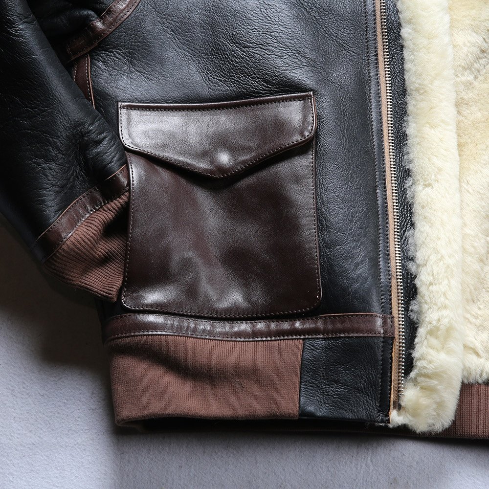 Men's Winter A2F-1 Shearling Leather Jacket