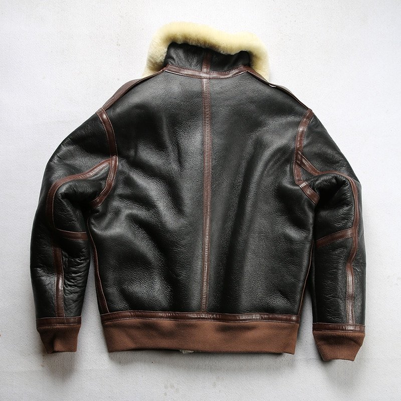 Men A2 Shearling Leather Jacket