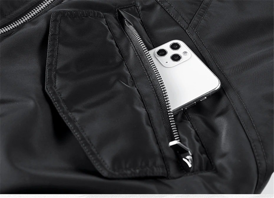Men's Winter Techwear Bomber Jacket