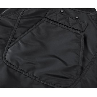 mens winter techwear bomber jacket Black|Green