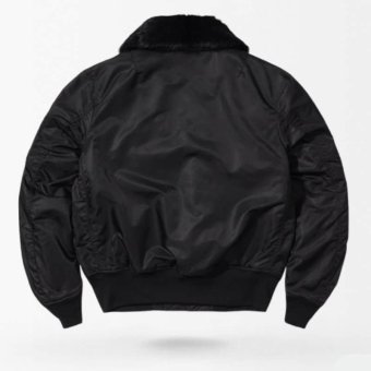 Military 45p flight bomber jacket black