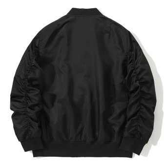 bassball style mens waterproof bomber jacket
