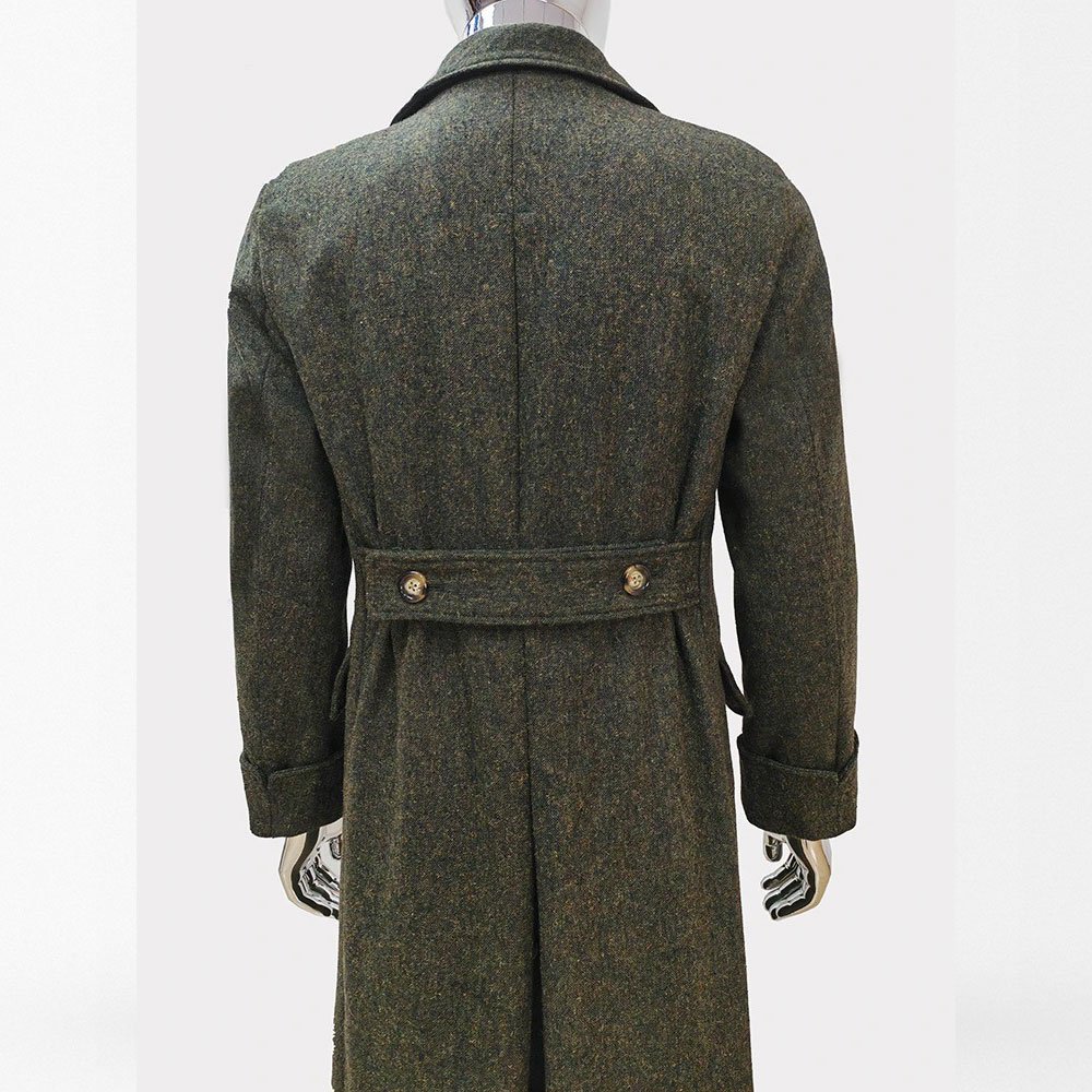 double breasted coat military