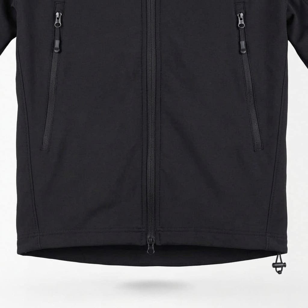 Hooded tactical camo softshell jacket