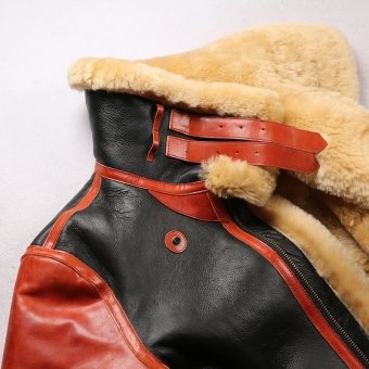 mens b3 shearling leather flight jacket