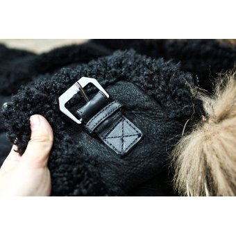 mens b7 shearling bomber fur jacket