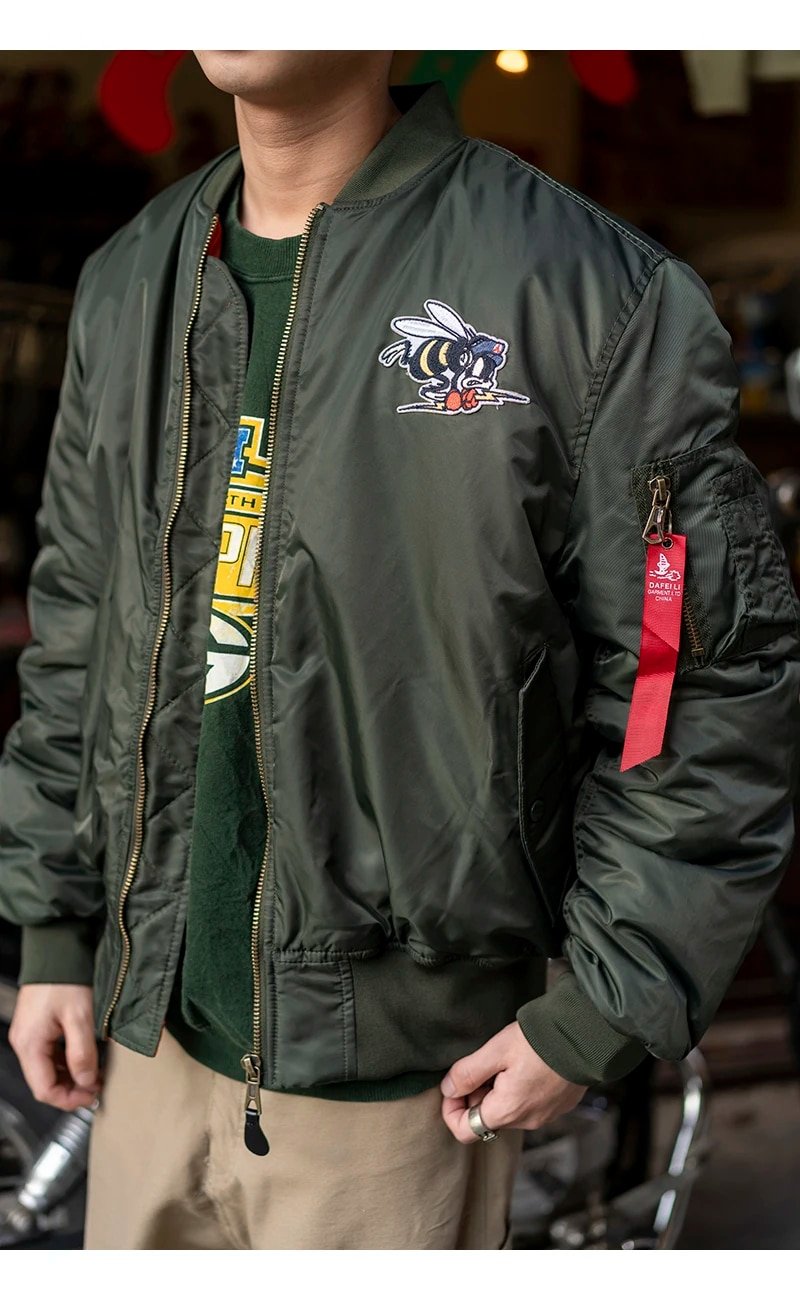 usafa ww2 flight bomber jacket men
