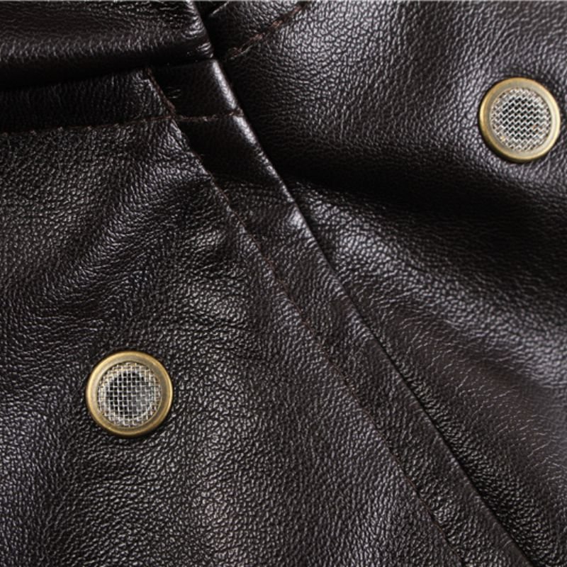 vintage a2 leather flight jacket Black|Brown