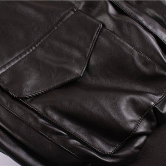 vintage a2 leather flight jacket Black|Brown
