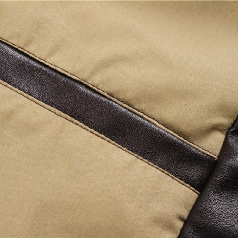 vintage a2 leather flight jacket Black|Brown