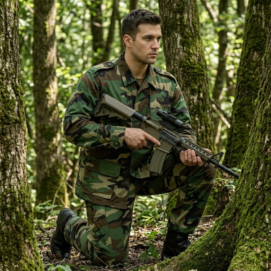 Woodland BDU Combat Uniform