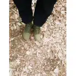 Лёгкие тренировочные ботинки из искусственной замши цвета хаки photo review