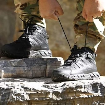 Ankle combat boots Black "Kiice"