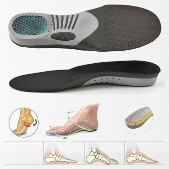 Arch support gel insoles for military
