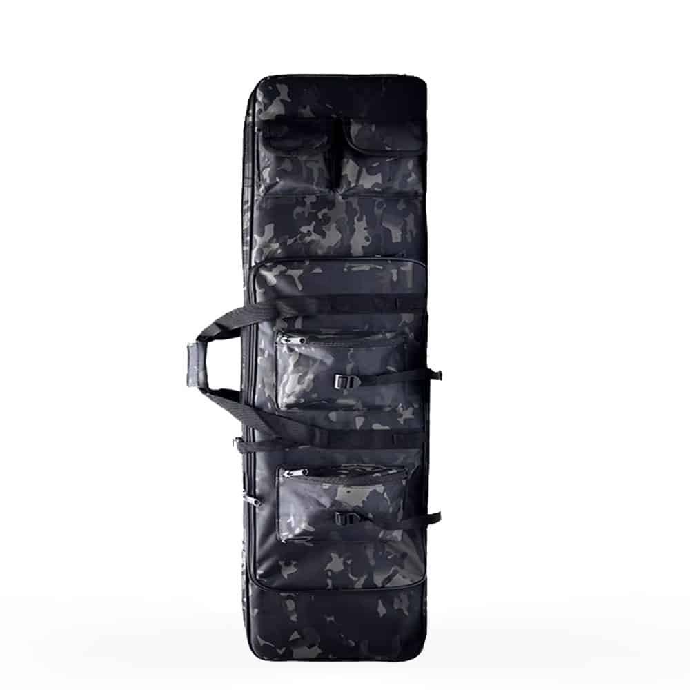 Black multicam rifle bag