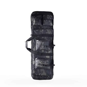 Black multicam rifle bag