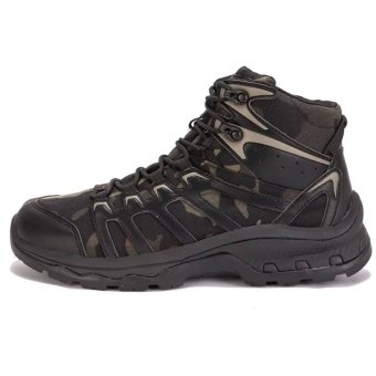 Камуфляжные тактические ботинки средней высоты Multicam Black
