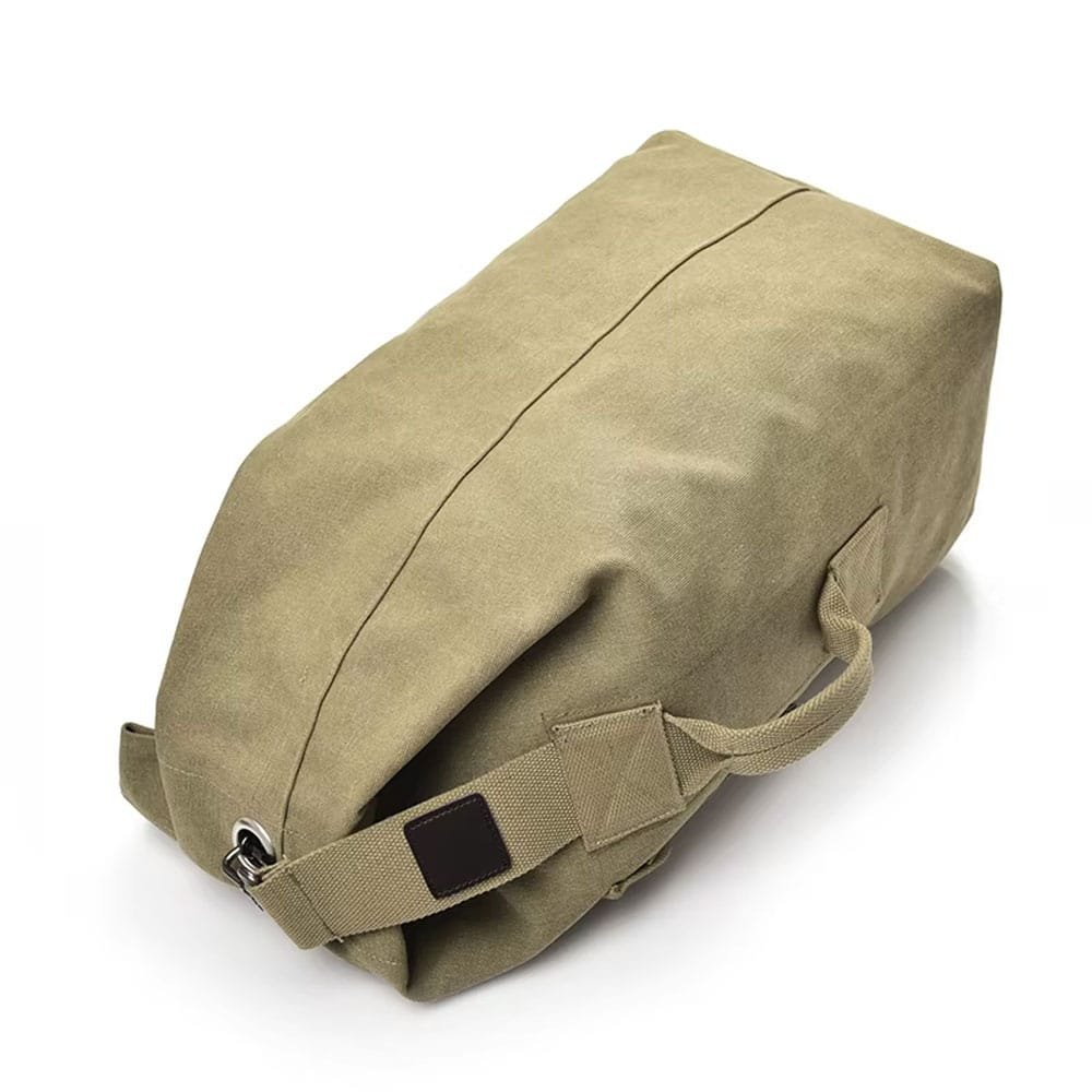 Canvas duffle bag army