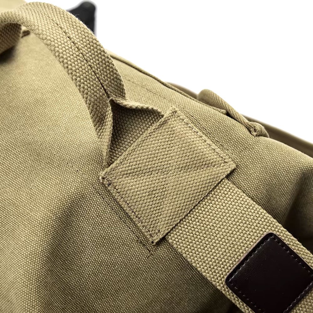 Canvas duffle bag army