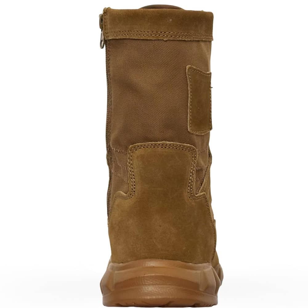 Coyote Brown zip combat boots