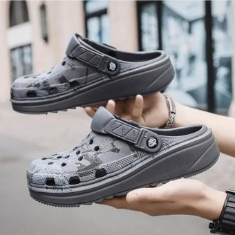 Тактические кроксы серый камуфляж