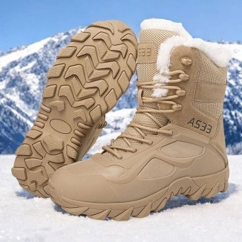 Лёгкие тактические берцы для холодной погоды Desert Tan