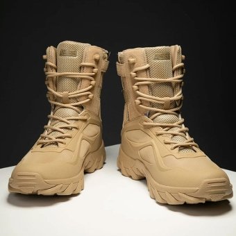 Lighweight Combat Boots Cold Weather Desert Tan