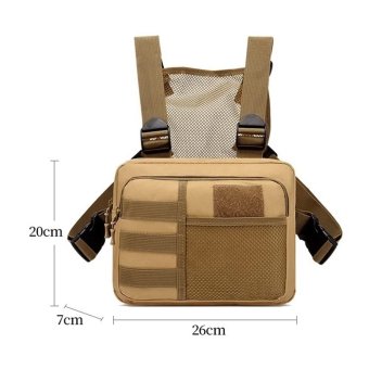 Mens tactical chest bag