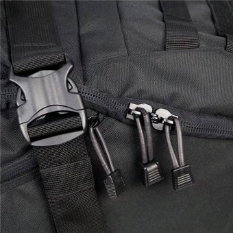 Military black duffle bag