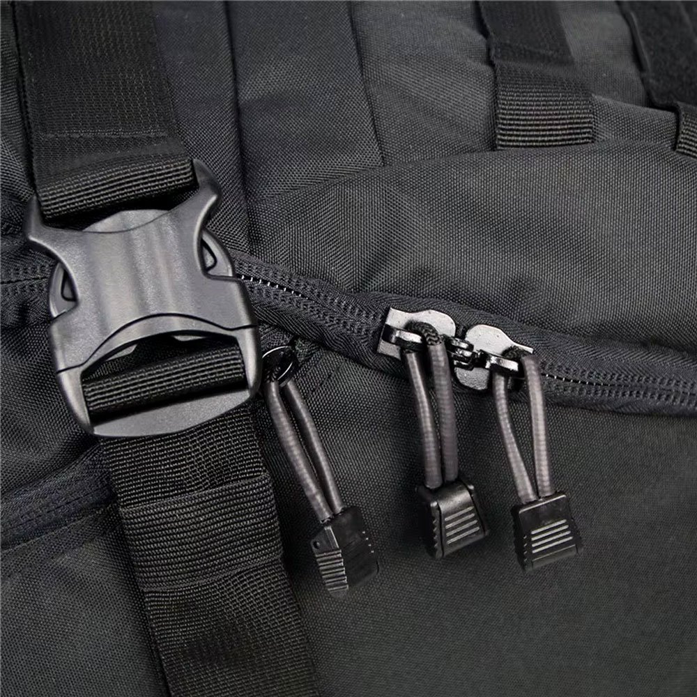 Military black duffle bag