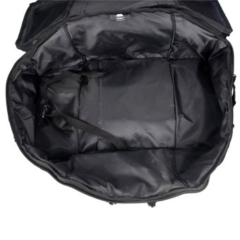 Military black duffle bag