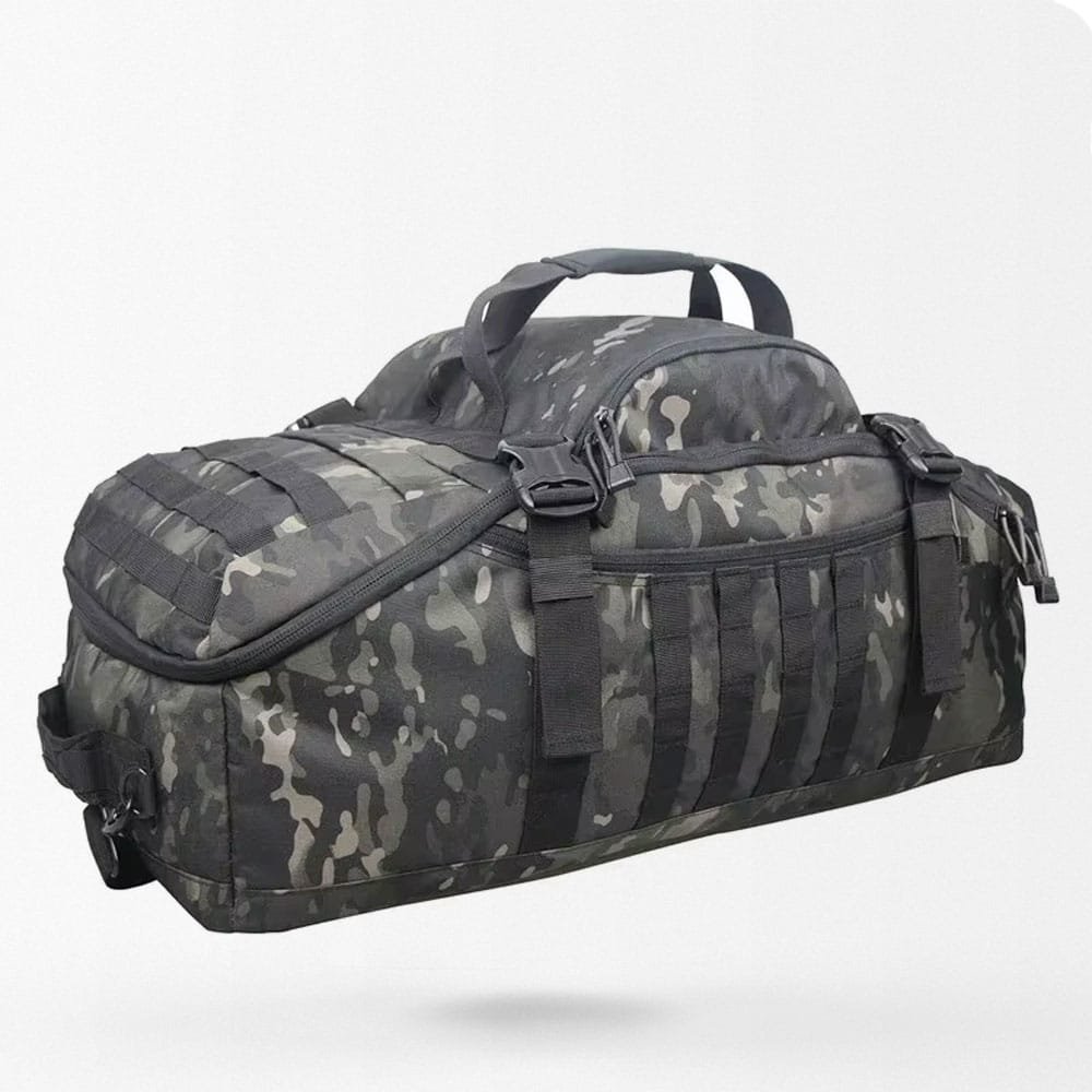 Военная сумка-баул Multicam Black