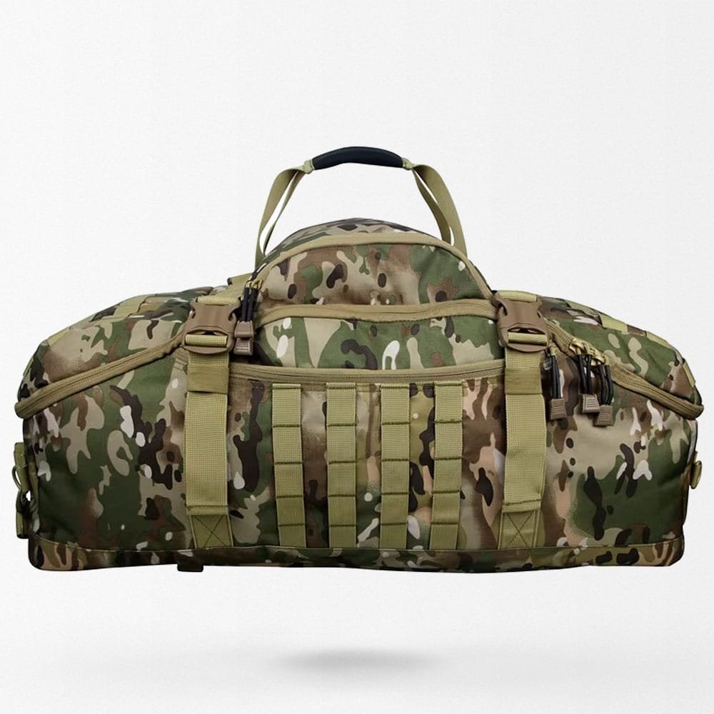 Multicam military duffle bag