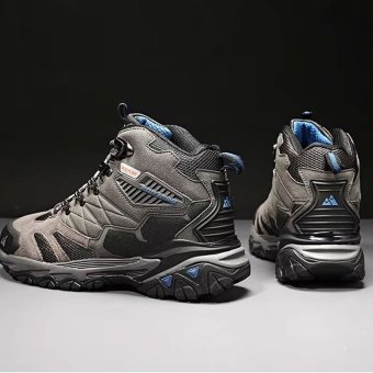 Suede Rainproof Hiking Boots Grey