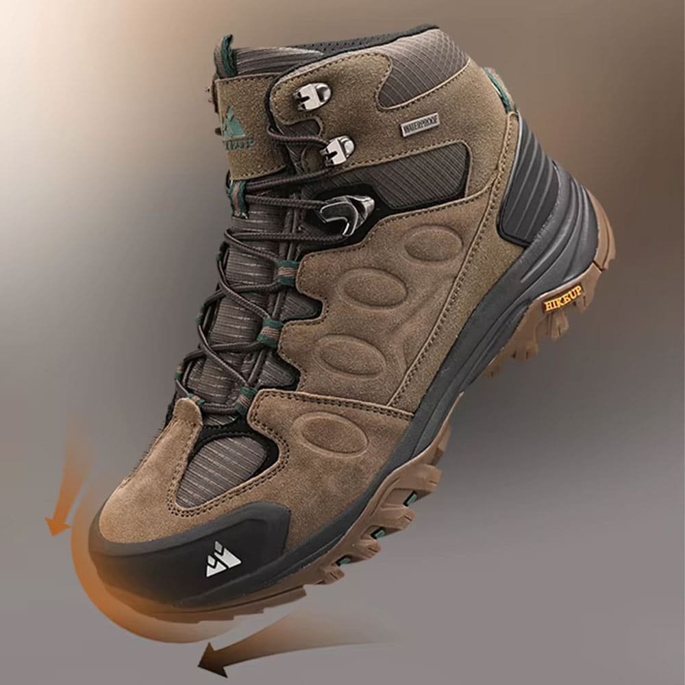 Suede hiking boots Brown "Hikeup"