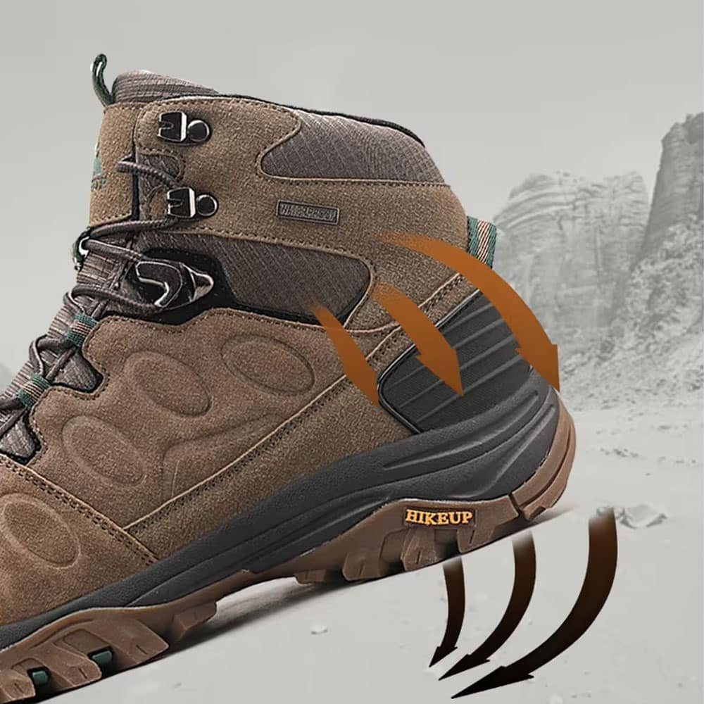 Suede hiking boots Brown "Hikeup"