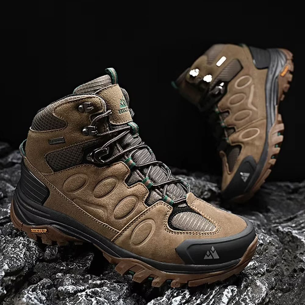 Suede hiking boots Brown "Hikeup"
