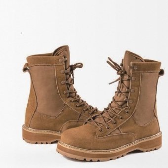 Suede military boots - Coyote Brown
