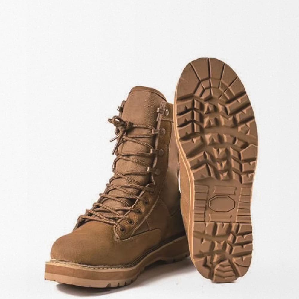 Suede military boots - Coyote Brown