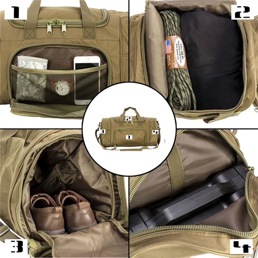 Tactical gym duffle bag