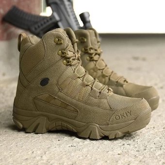 Тактические треккинговые ботинки лёгкие Coyote Brown