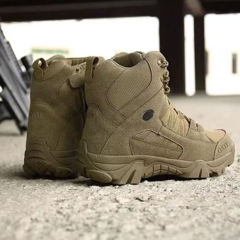 Tactical hiking boots lightweight Coyote Brown