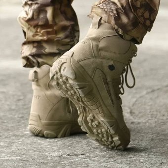 Tactical hiking boots lightweight Desert Tan
