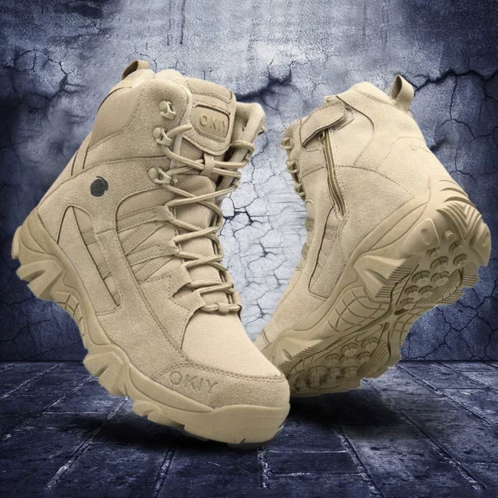Tactical hiking boots lightweight Desert Tan