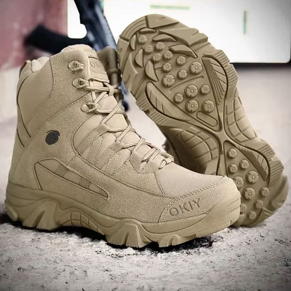 Tactical hiking boots lightweight Desert Tan