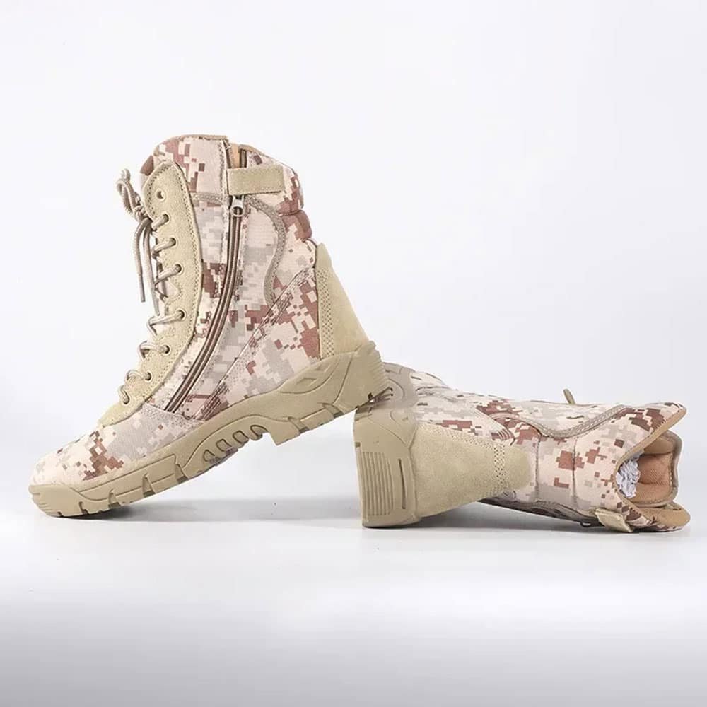 Tactical side zip boots Camouflage Desert Digital