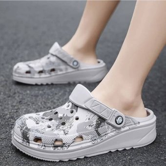 White camo Tactical crocs