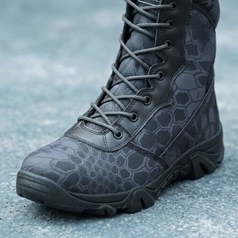Black Camo combat boots – Kryptek Typhon