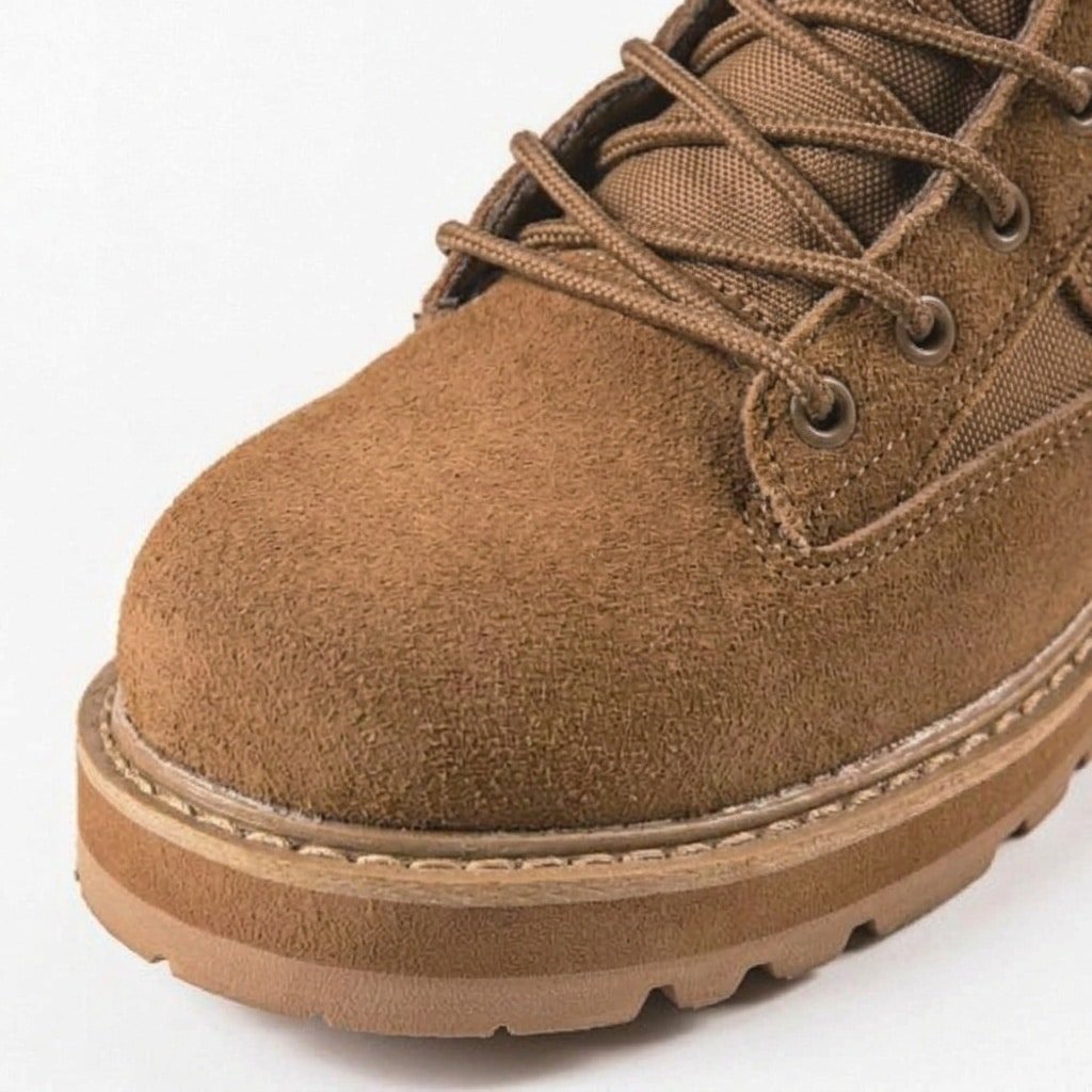 Suede military boots – Coyote Brown